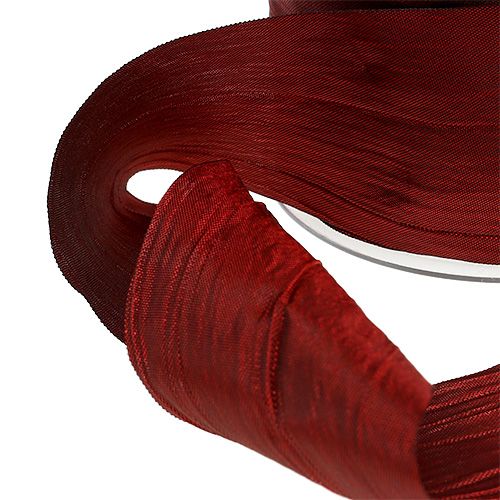 Product Bow ribbon Bordeaux &quot;Crash&quot; 50mm 20m