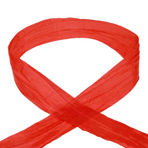 Ribbon Crash decorative ribbon gift ribbon red 50mm 20m