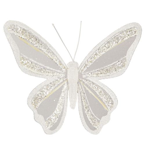 Product Butterfly decoration feather butterfly optics 15x13cm 2 pcs