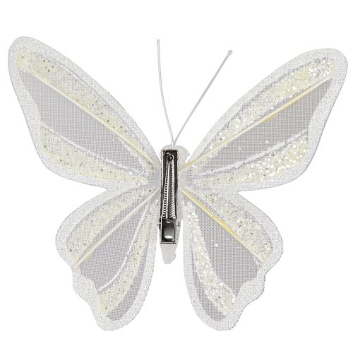 Product Butterfly decoration feather butterfly optics 15x13cm 2 pcs