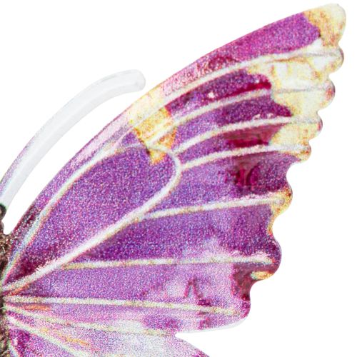 Floristik24 Butterfly pendant decoration for artistically decorating living spaces, 8cm, 5 pieces