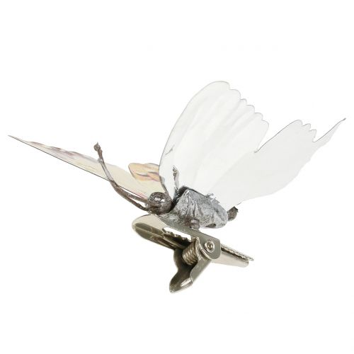 Product Butterfly Gold shiny on clip 12 pcs