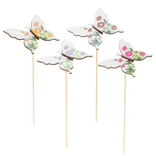 Product Butterfly stakes, ideal as eye-catchers in the garden or flower pot, 29cm, 12 pieces