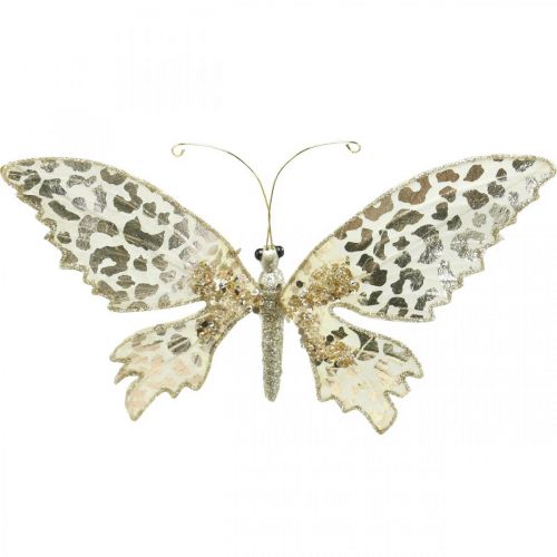 Butterfly to clamp, tree decoration, Advent, wedding decoration, decoration clip L16cm W13cm