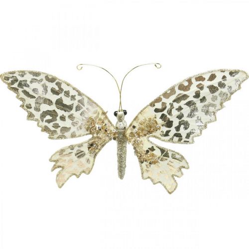 Product Butterfly to clamp, tree decoration, Advent, wedding decoration, decoration clip L16cm W13cm