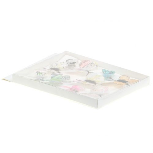 Floristik24 Deco butterfly on clip sorted 5cm - 8cm 10pcs