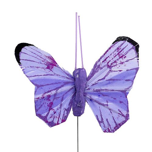 Product Butterfly 5cm pink-purple sort. 24st