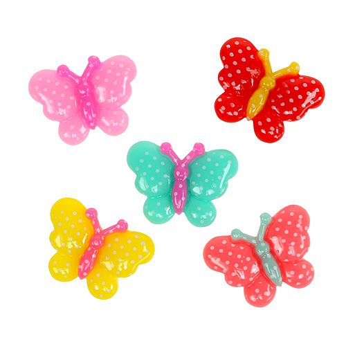 Floristik24 Butterflies Mini 2cm colorful 24 pcs