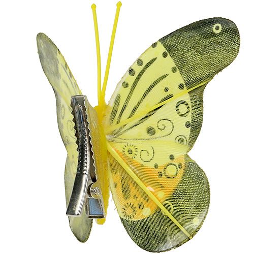 Floristik24 Butterflies with clip 5cm - 7cm assorted 10pcs