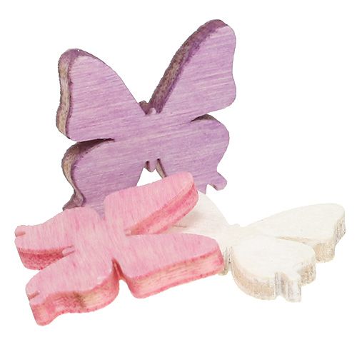 Floristik24 Butterflies for spreading Mix 2cm 144pcs
