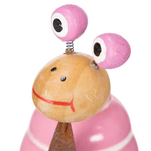 Product Snail figurine with a fun design, a charming spring decoration, 9cm, 4 pieces