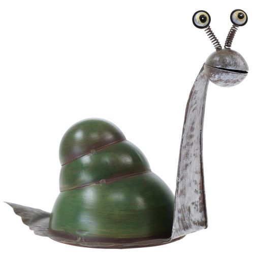 Deco snail metal decoration figure garden decoration 26x14x20cm