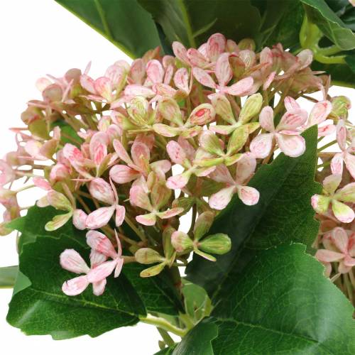 Product Snowball bush green pink white artificial 49cm