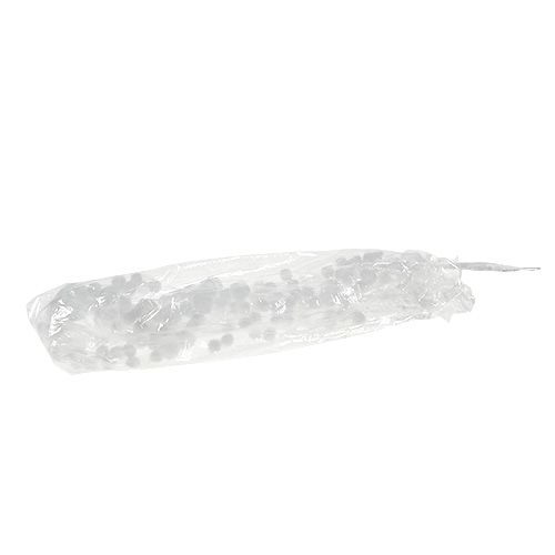 Floristik24 Snowball garland L75cm white
