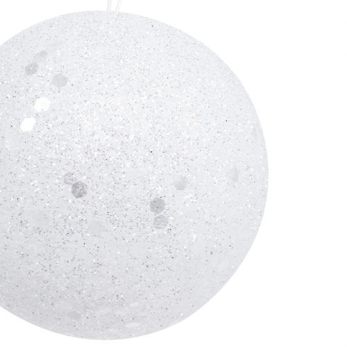 Product Decorative snowball for hanging Ø6cm 12pcs