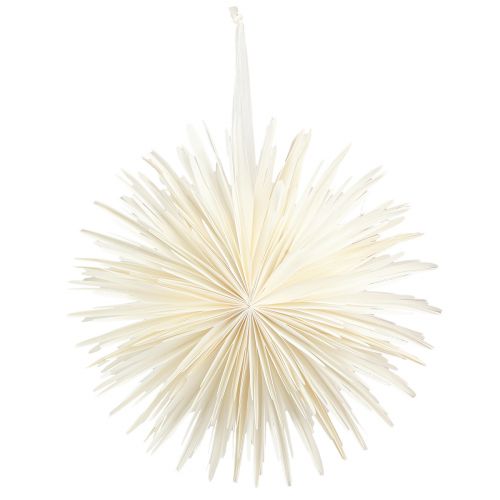Product Snowflake Paper for Hanging Large Star White Ø50cm