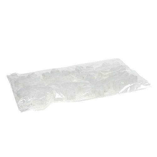 Floristik24 Snowflake white 7cm 8pcs