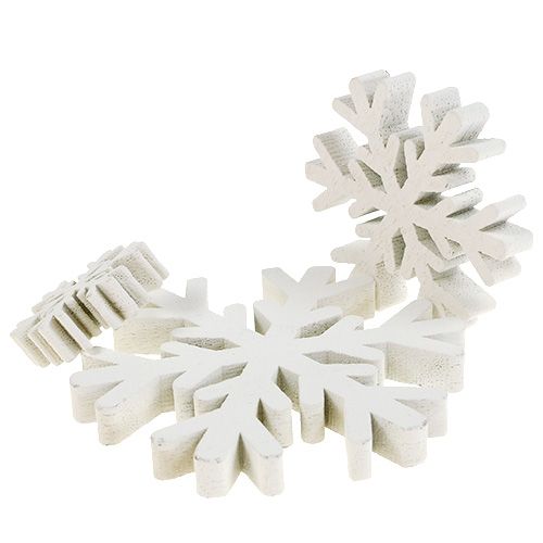 Snowflakes white mix 3cm - 7cm 48p