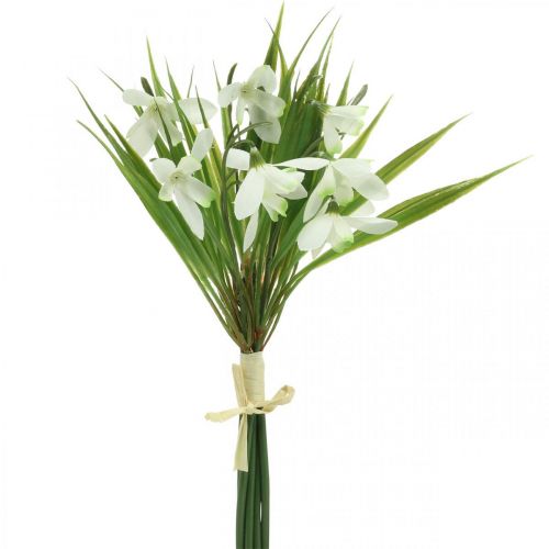 Floristik24 Artificial snowdrop decoration early bloomers 27cm bundle of 6pcs