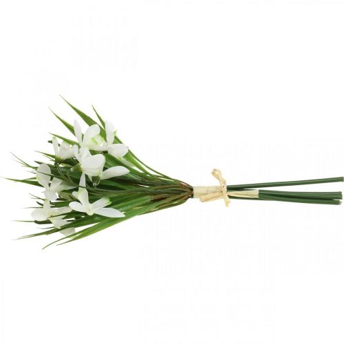 Floristik24 Artificial snowdrop decoration early bloomers 27cm bundle of 6pcs