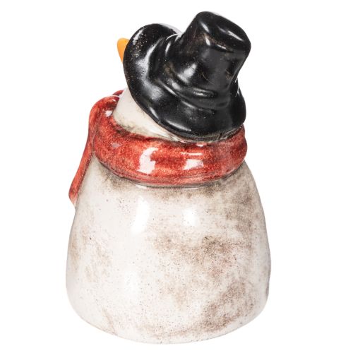 Snowman figurine with red scarf, Christmas decoration, 10cm | Floristik24.co.uk
