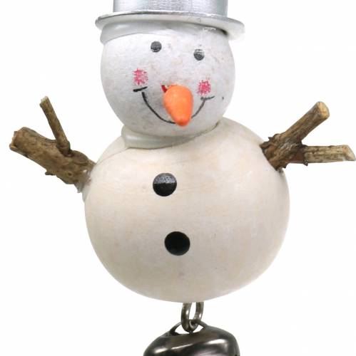 Product Christmas tree decorations snowman to hang 7cm 6pcs