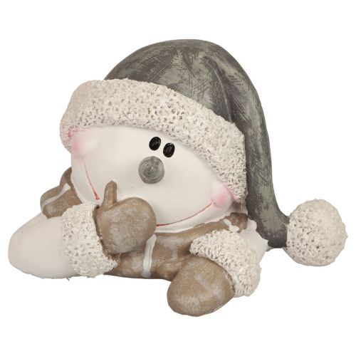 Snowman decoration Christmas winter decoration 18.5×13.5×11cm