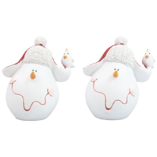 Product Table decoration Christmas decoration snowman with hat H13cm 2pcs