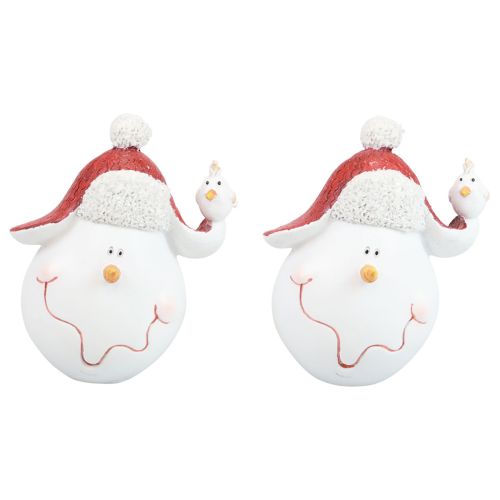 Product Table decoration Christmas decoration snowman with hat H13cm 2pcs