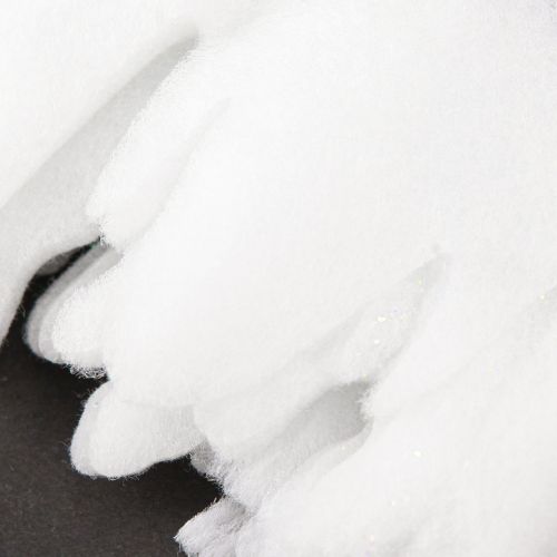 Product Snow Fleece Icicle Garland White or Glitter 9×200cm 6pcs