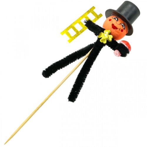 Floristik24 Chimney sweep lucky charm New Year's Eve decoration L19cm 12 pieces