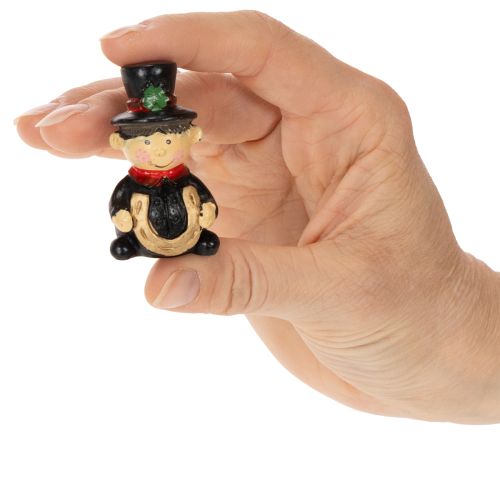 Chimney Sweep Figurines with Adhesive Backing, Polyresin, 5cm, Set of 6 | Floristik24.co.uk