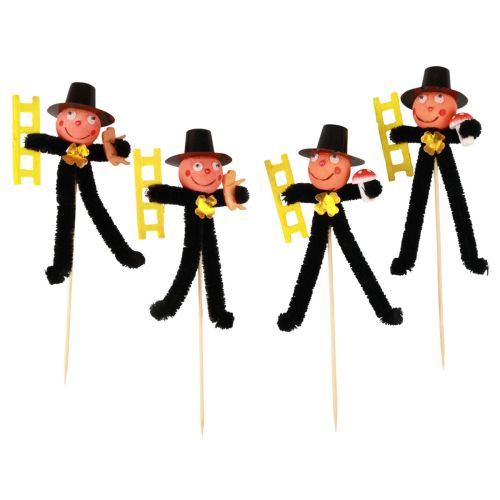 Product Chimney Sweep Flower Plug, New Year&#39;s Eve Decoration L17cm H11cm 24 pcs