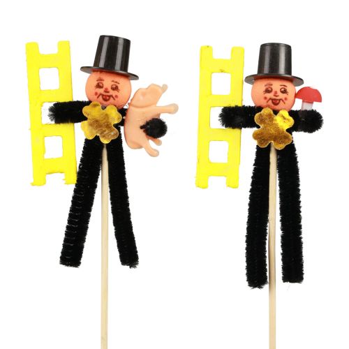 Product Chimney sweep flower plug, New Year&#39;s Eve decoration L17cm H8cm 36 pcs