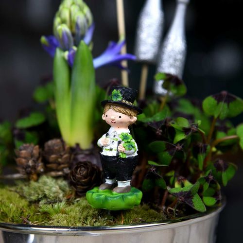 Product Chimney sweep with clover, plug for New Year&#39;s Eve, lucky charm, St Patricks Day L27cm 4 pcs
