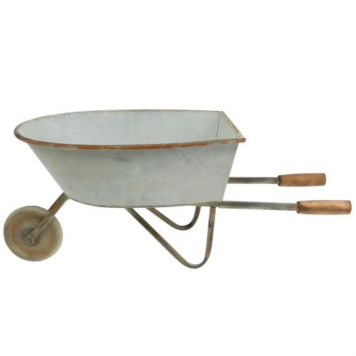 Floristik24 Wheelbarrow Plant Cart 61cm x 25cm x 26,5cm Gray