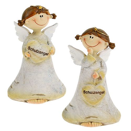 Floristik24 Guardian Angel Cream 8,5cm 4pcs