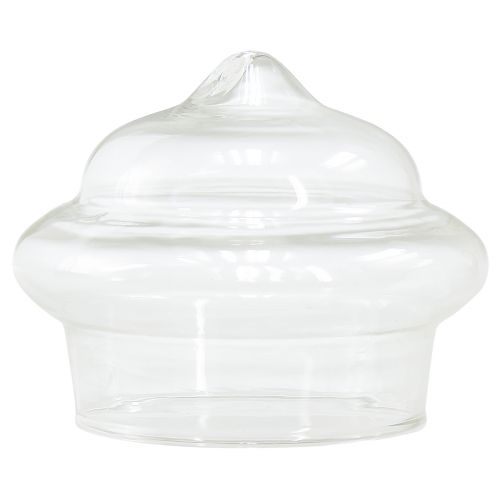 Floristik24 Floating tealight holder made of clear glass Ø7.5cm H6cm