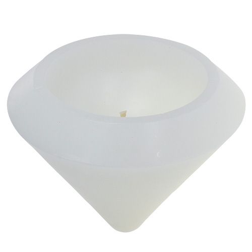 Floristik24 Floating candle in white Ø16cm