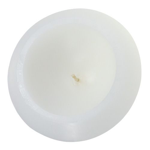 Floristik24 Floating candle in white Ø16cm