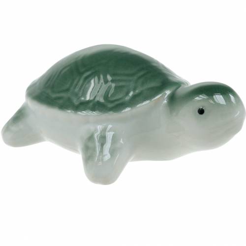 Floristik24 Floating ceramic turtle green 11.5cm 1pc