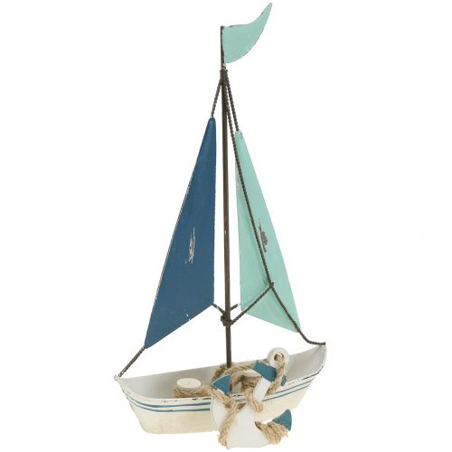 Floristik24 Deco sailboat metal H26cm