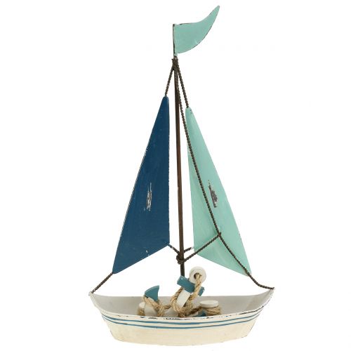 Floristik24 Deco sailboat metal H26cm