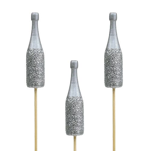 Champagne bottle plug 7cm with mica L30cm 8pcs