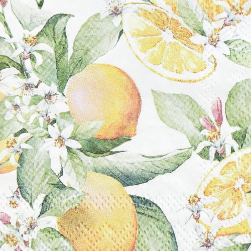 Product Napkins summer table decoration lemon decoration 25x25cm 20pcs