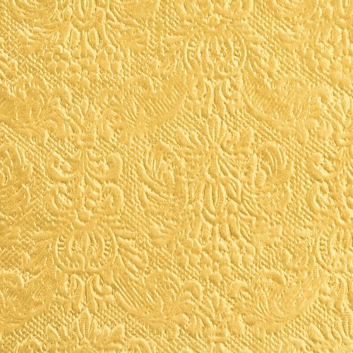 Product Napkins Christmas Gold Embossed Pattern 33x33cm 15pcs