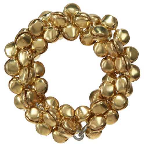 Floristik24 Napkin Rings Gold Bells made of Metal Ø5cm 8 pcs