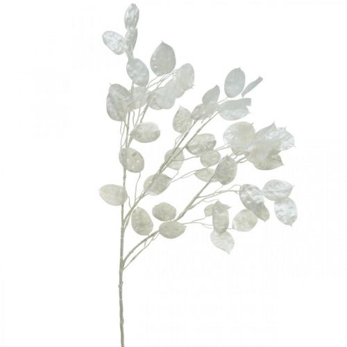 Product Decorative branch silver leaf white Lunaria branch artificial branch 70cm