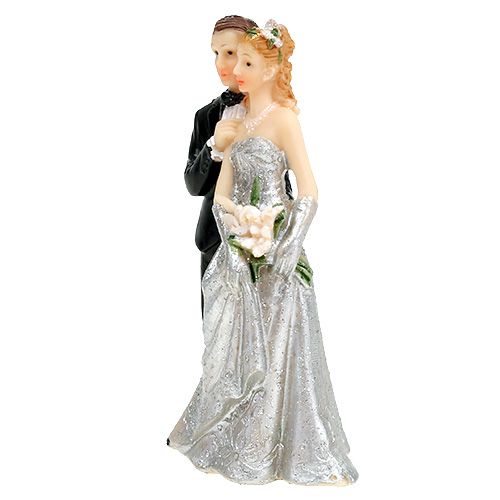 Product Silver wedding couple 10cm