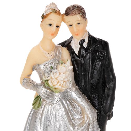 Silver wedding anniversary couple 10cm | Floristik24.co.uk